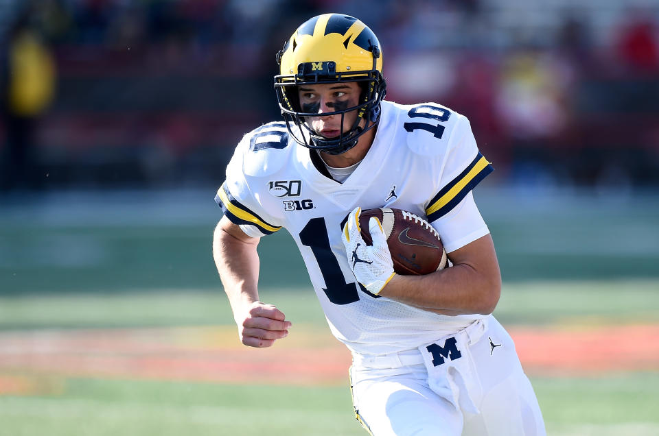 Dylan McCaffrey of the Michigan Wolverines