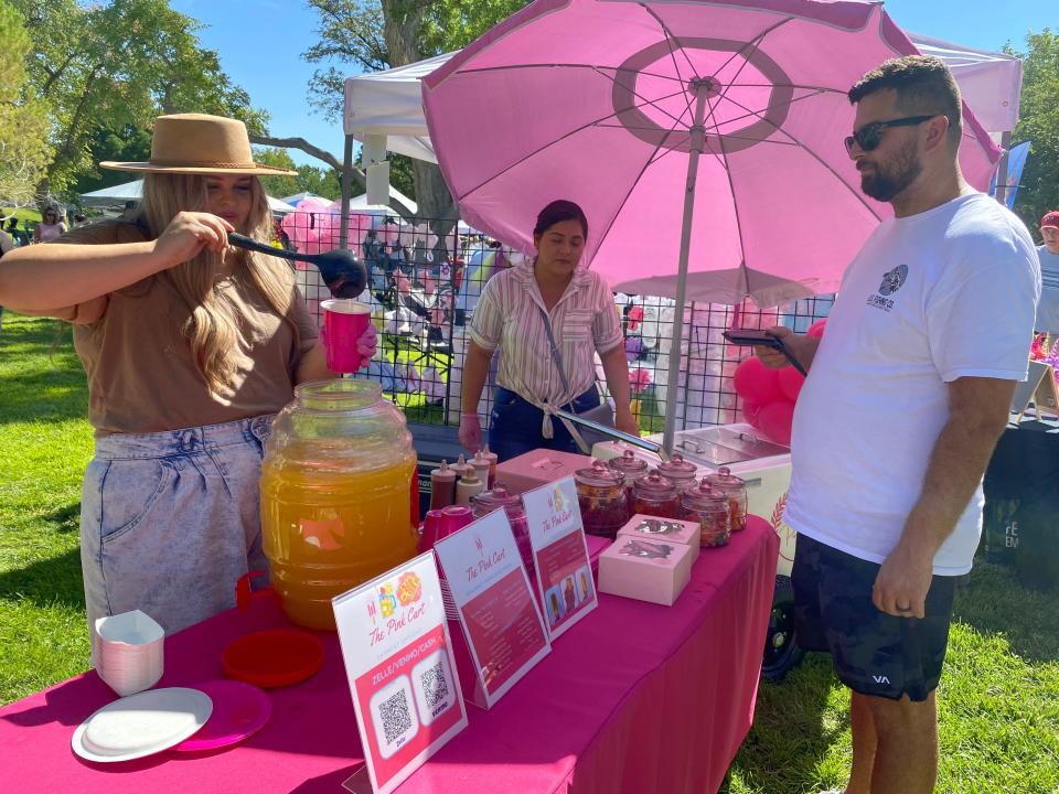 Downtown Farmers Market sets up in new location on Saturday Aug 6.