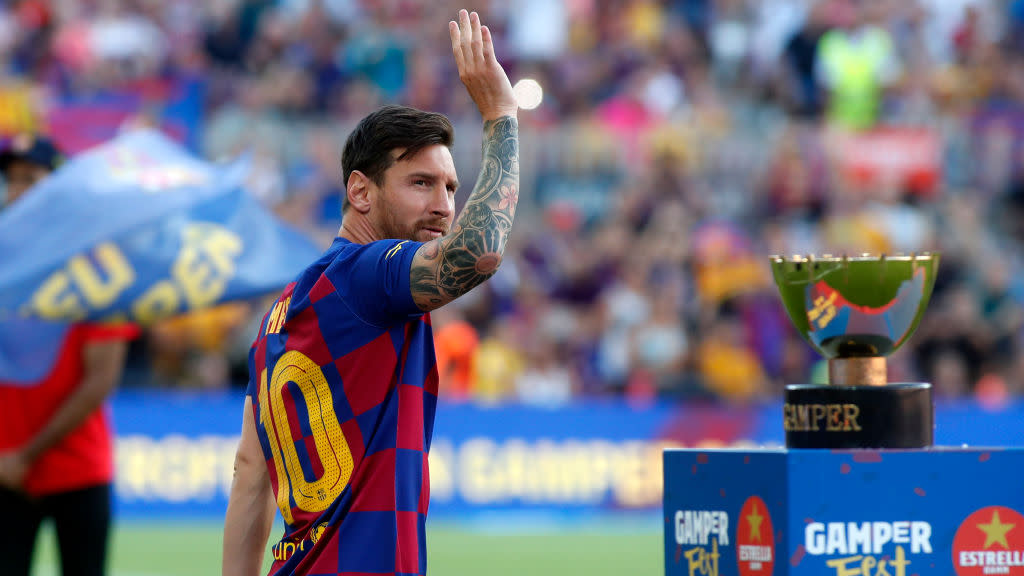 Lionel Messi, una vez más candidato a un premio. (Photo by TF-Images/Getty Images)