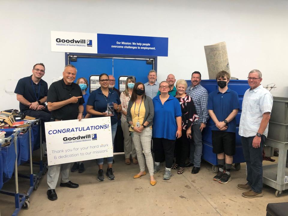 2022 Goodwill Industries of Central Oklahoma is recognizing its associates for outstanding work development, accomplishments and excellent service with the nonprofit’s annual awards.