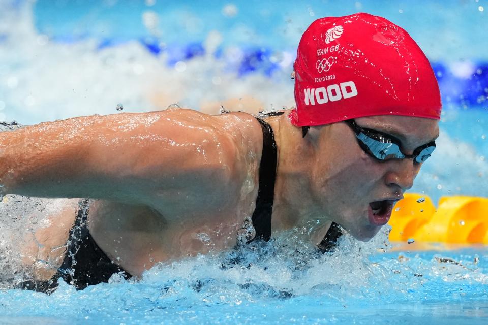 Abbie Wood is excited to get back in the pool in front of her parents this summer.