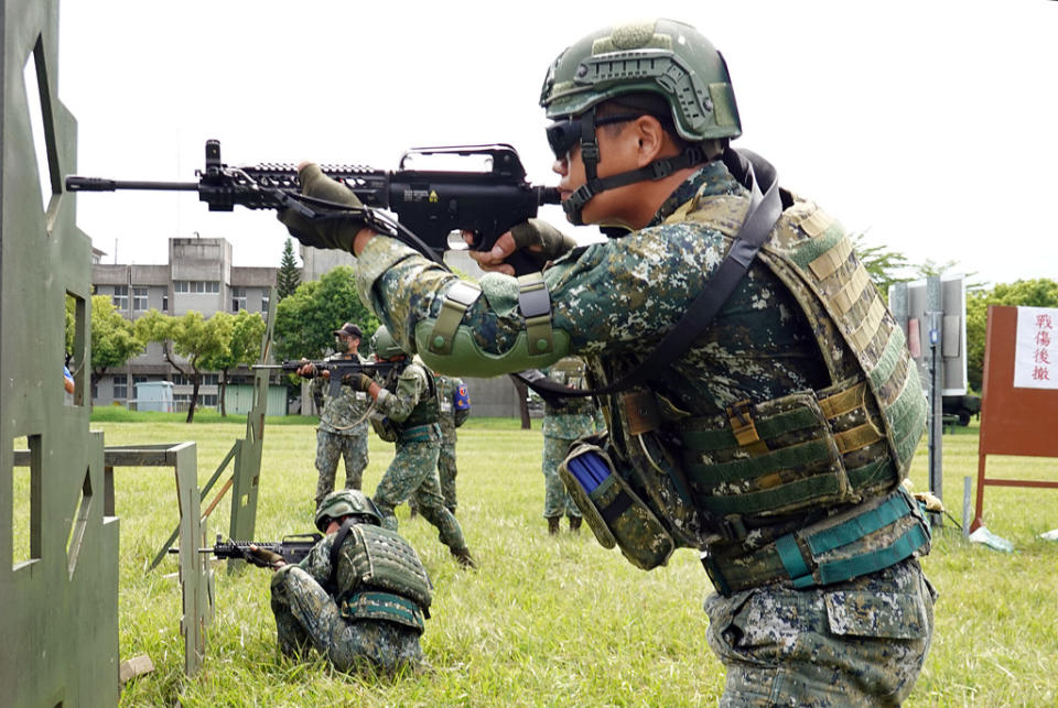 圖為國軍持續演練強化戰備。（資料照/姚志平攝）