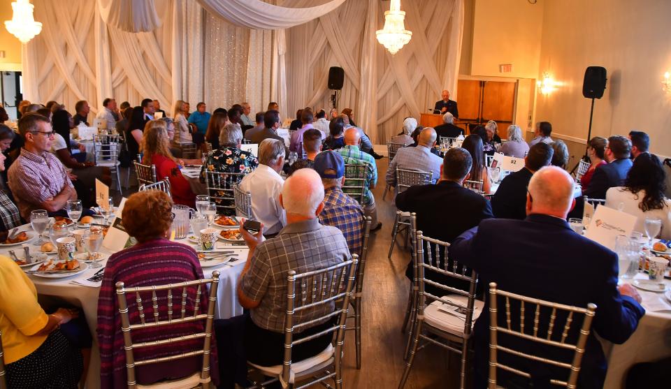 Congressman Bill Posey was one of the speakers at the 10th annual Space Coast Prayer Breakfast held at the Grand Manor in Melbourne Thursday morning. 