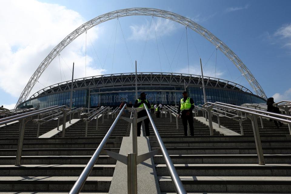 Wembley Stadium will host the Champions League final (REUTERS)