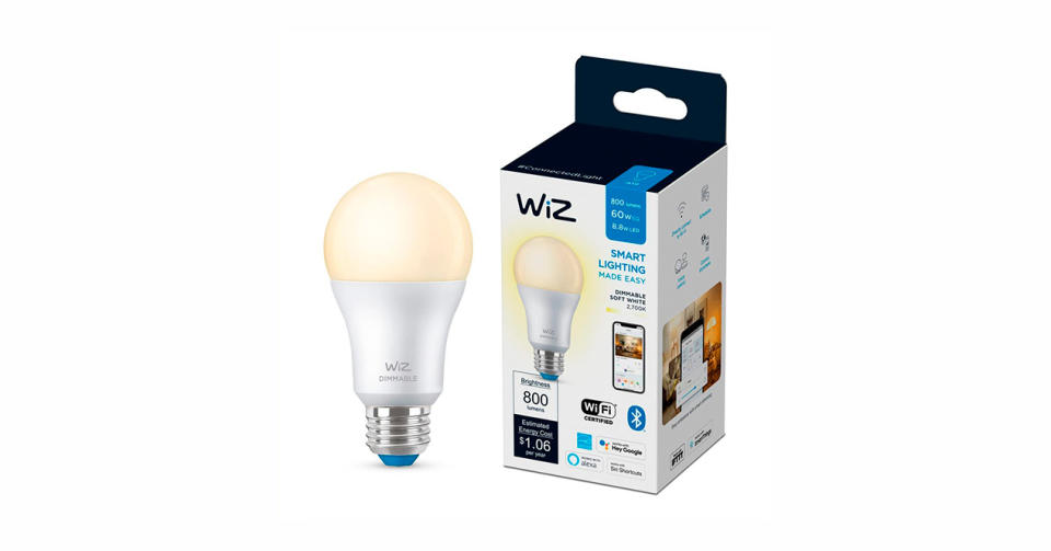 El foco más funcional de todos, el WiZ Smart Lightning en blanco - Imagen: Amazon México