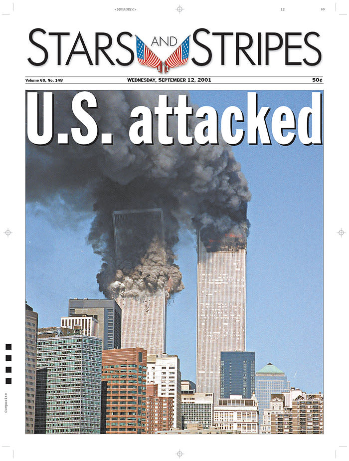 How the 9/11 attacks were reported on front pages around the world