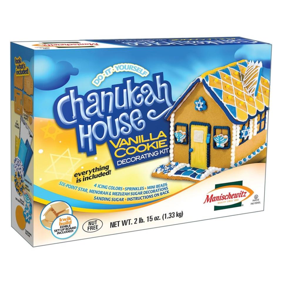 Manischewitz Chanukah House Vanilla Cookie Decorating Kit