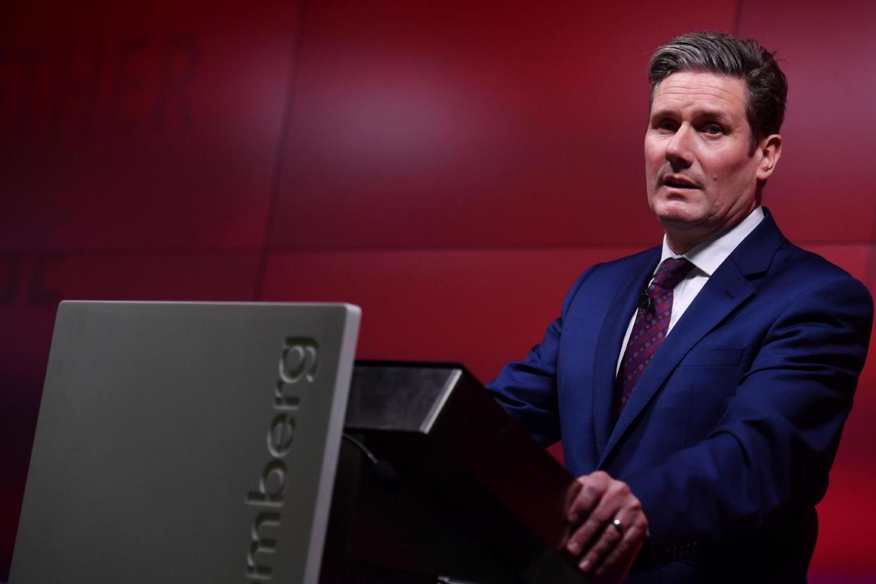 Six steps: Labour's Shadow Brexit Secretary Sir Keir Starmer: AFP/Getty Images