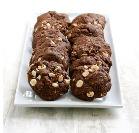 White Chocolate Chip Chocolate Coconut Cookies