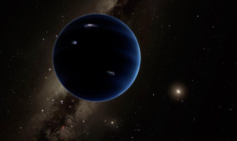 Artist's concept of Planet Nine: NASA/JPL-Caltech/Robert Hurt, CC BY-SA