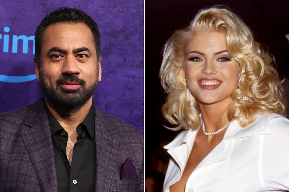 <p>Christopher Polk/Variety via Getty Images; Ron Davis/Getty Images</p> Kal Penn and Anna Nicole Smith