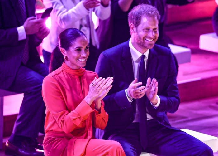 Meghan Markle y el príncipe Harry