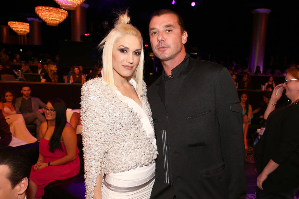 Recording artists Gwen Stefani and Gavin Rossdale attend the People magazine awards ceremony on Dec. 18, 2014, in Beverly Hills, California. Eight months later they announced their split after 13 years of marriage. (Photo: Chris Polk/PMA2014 via Getty Images)