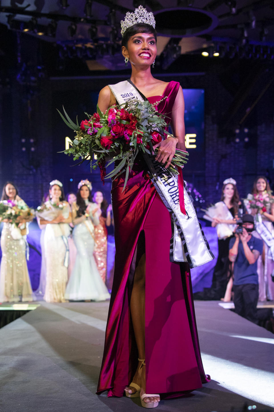 Mohana Phraba, winner of Miss Universe Singapore 2019.