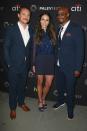 (L-R) Actors Clayne Crawford, Jordana Brewster and Damon Wayans attend the screening of Fox's "Lethal Weapon" at The Tenth Annual PaleyFest Fall TV Previews