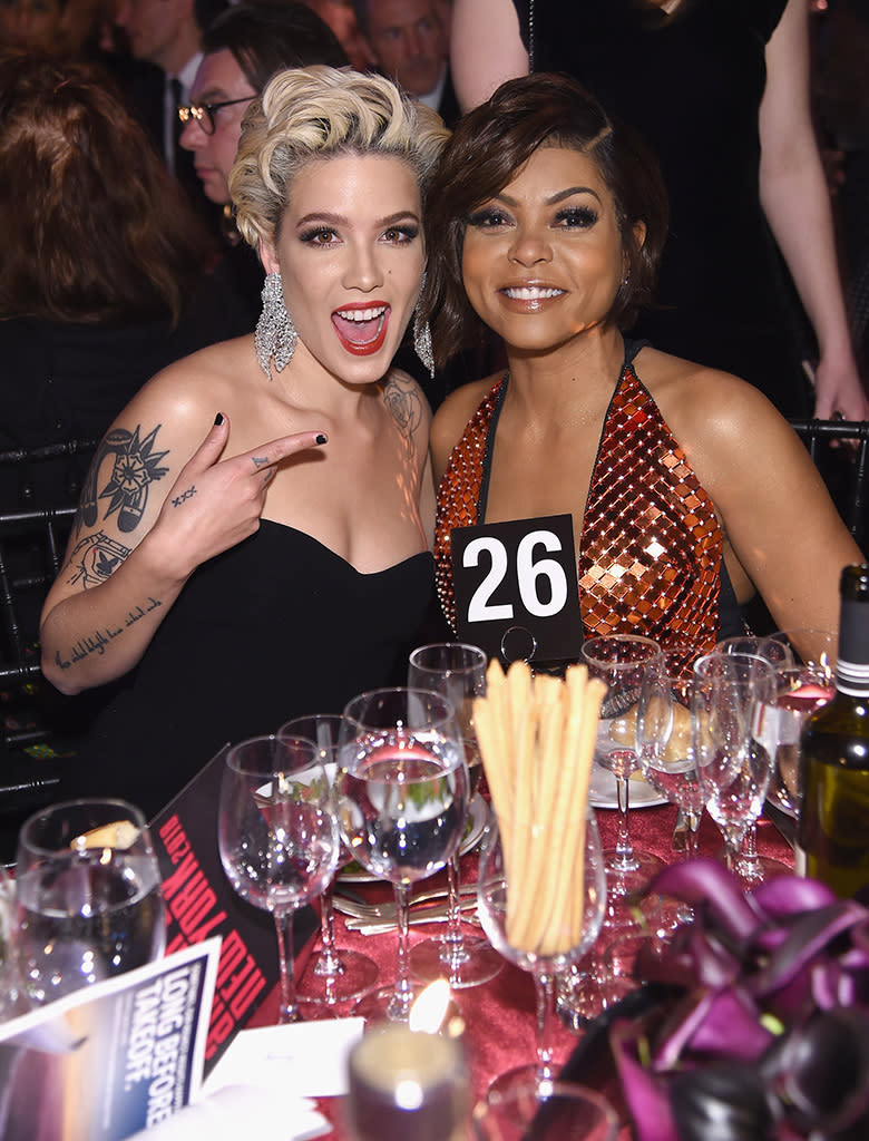 Halsey and Taraji P. Henson