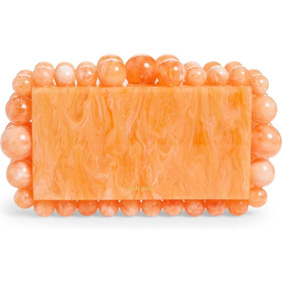 16) Eos Beaded Acrylic Box Clutch