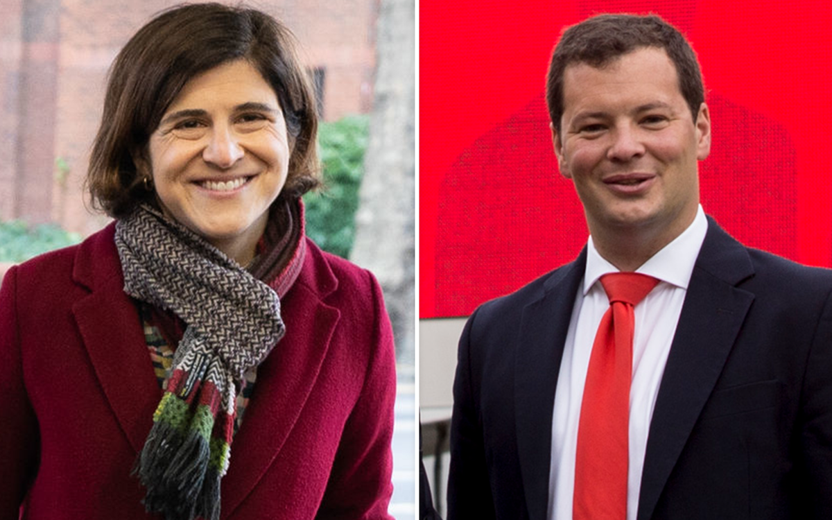 Labour’s Sarah Sackman who is taking on Conservative Alex Deane to be the next MP for Finchley and Golders Green (ES Composite)