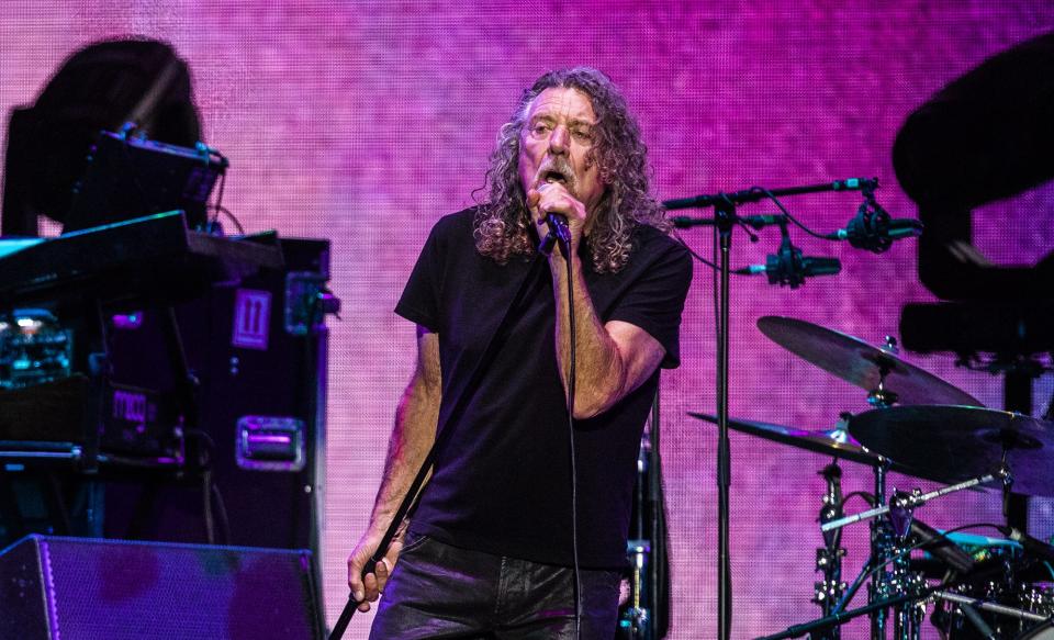 Robert Plant performed on the Barrel stage at Bourbon & Beyond on Sept. 21, 2019