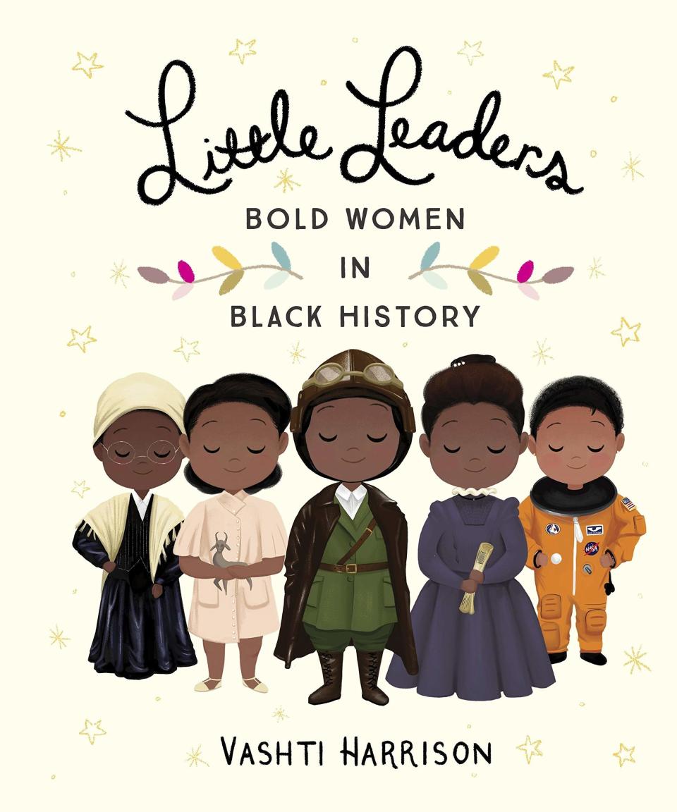 "Harrison's book focuses on great black women, and it's lovely to see Lorna Simpson and Gwen Ifill ascend to the ranks of Marian Anderson and Bessie Coleman. Harrison wants readers to imagine themselves in such august company; her adorable illustrations depict all of these figures as a little black girl, an everygirl, in a variety of costumes and backdrops." -- <a href="https://www.nytimes.com/2018/02/02/books/review/black-history-month-childrens-picture.html" target="_blank" rel="noopener noreferrer">The New York Times</a>