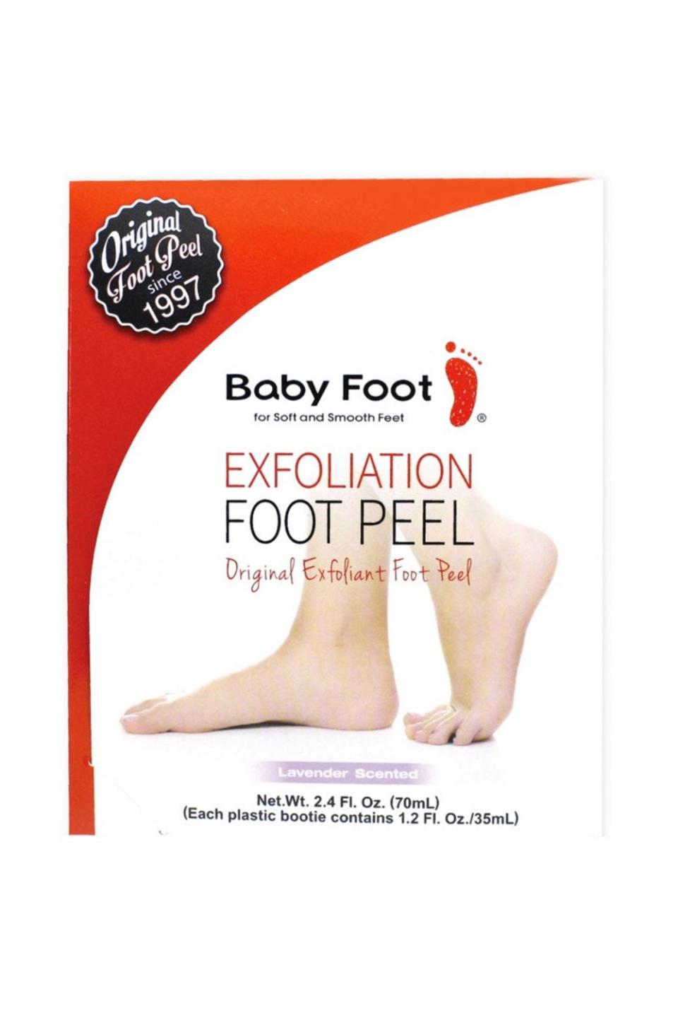 10) Baby Foot Original Exfoliant Foot Peel