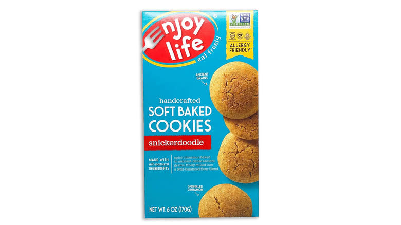 Enjoy Life snickerdoodle cookies box