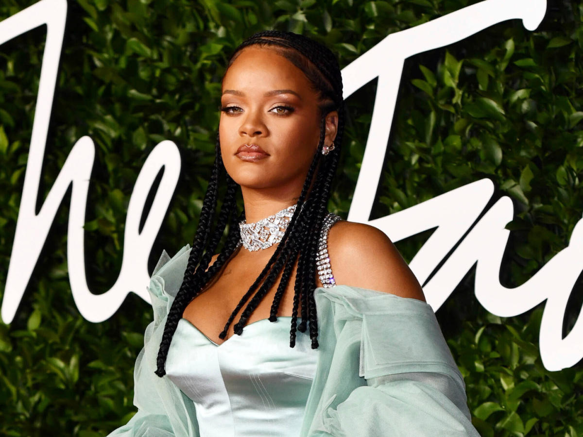 Rihanna Continues to Rihanna-fy Maternity Dressing in a Head-to-Toe  Shredded Look - Fashionista