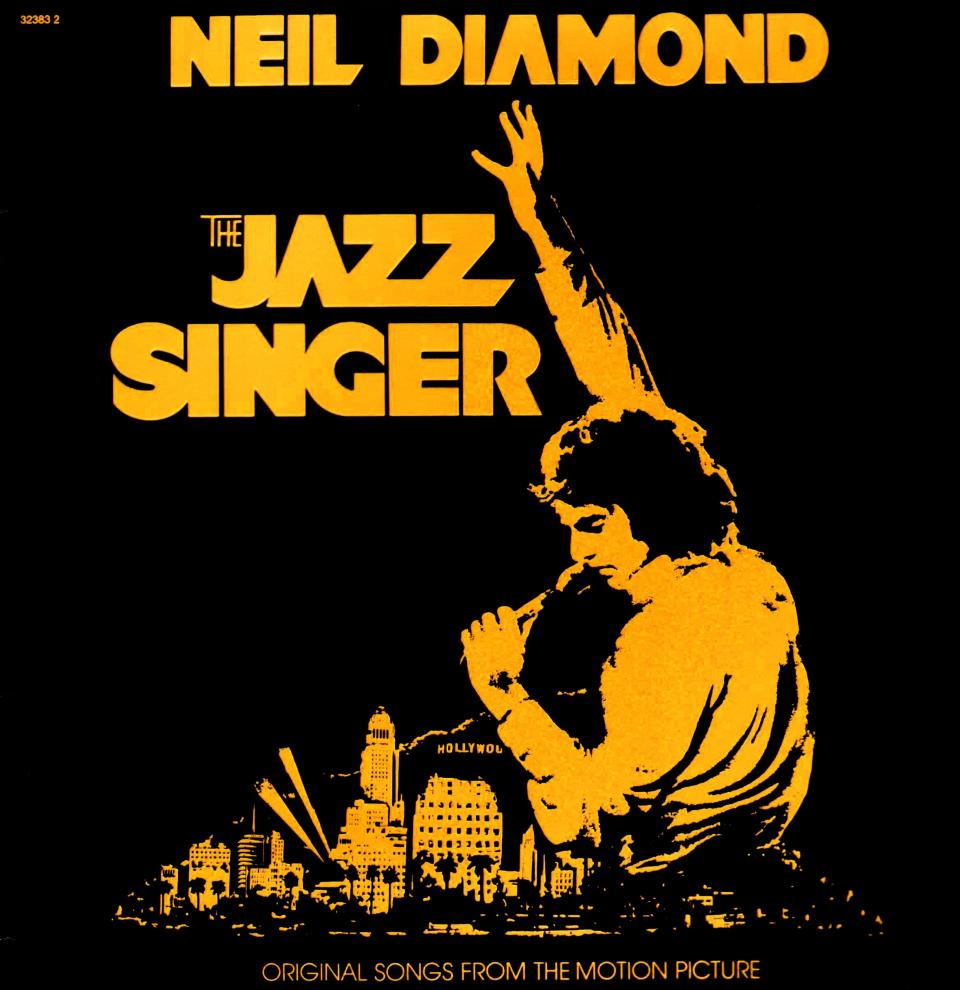 The Jazz Singer is an album by Neil Diamond that was released in 1980. It was the soundtrack for the 1980 remake of the film by the same name. While the film bombed, the album sold over 5 million copies and was Diamond's biggest ever selling album in the United States. (Photo by: Universal History Archive/UIG via Getty images)