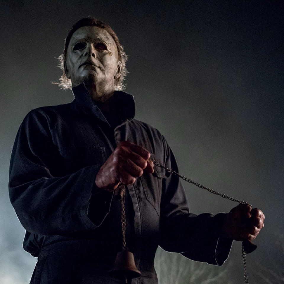 Michael Myers is on the rampage again in the new <i>Halloween</i> (Universal Pictures)