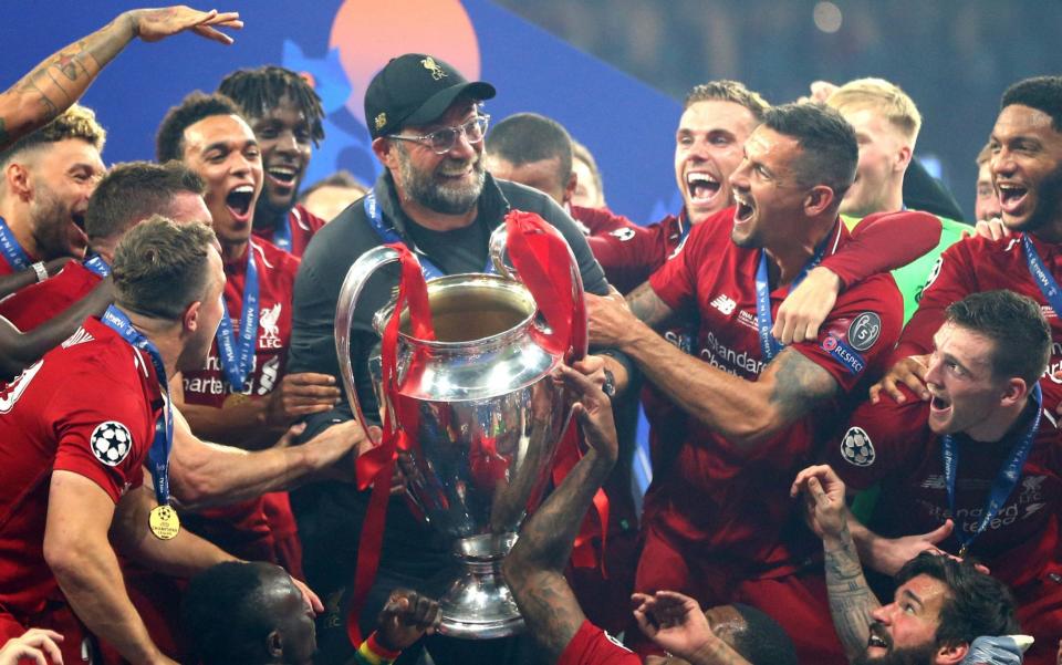 Liverpool with the Champions League - GETTY IMAGES