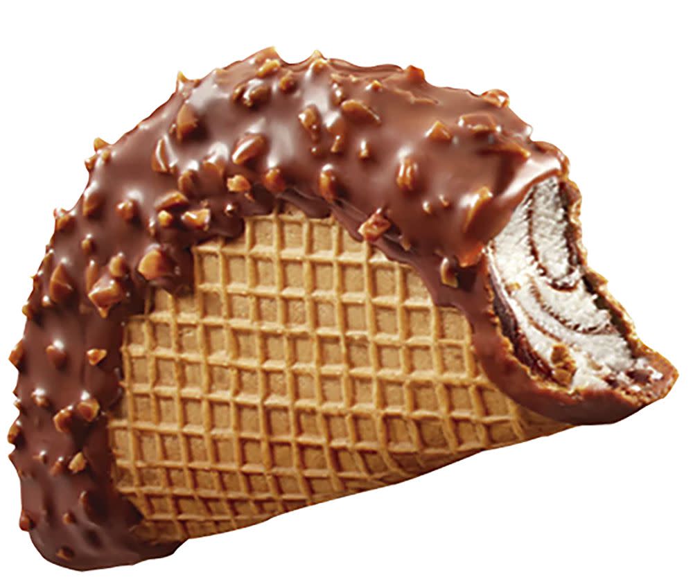 This undated photo provided by Unilever shows the Choco Taco. 