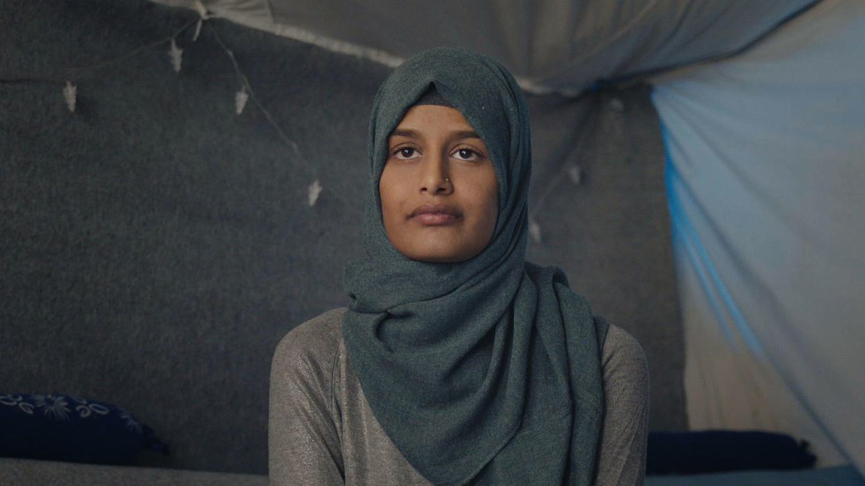 The story of Shamima Begum is among the ones told in documentary 'The Return: Life After ISIS'. (MetFilm/Sky)