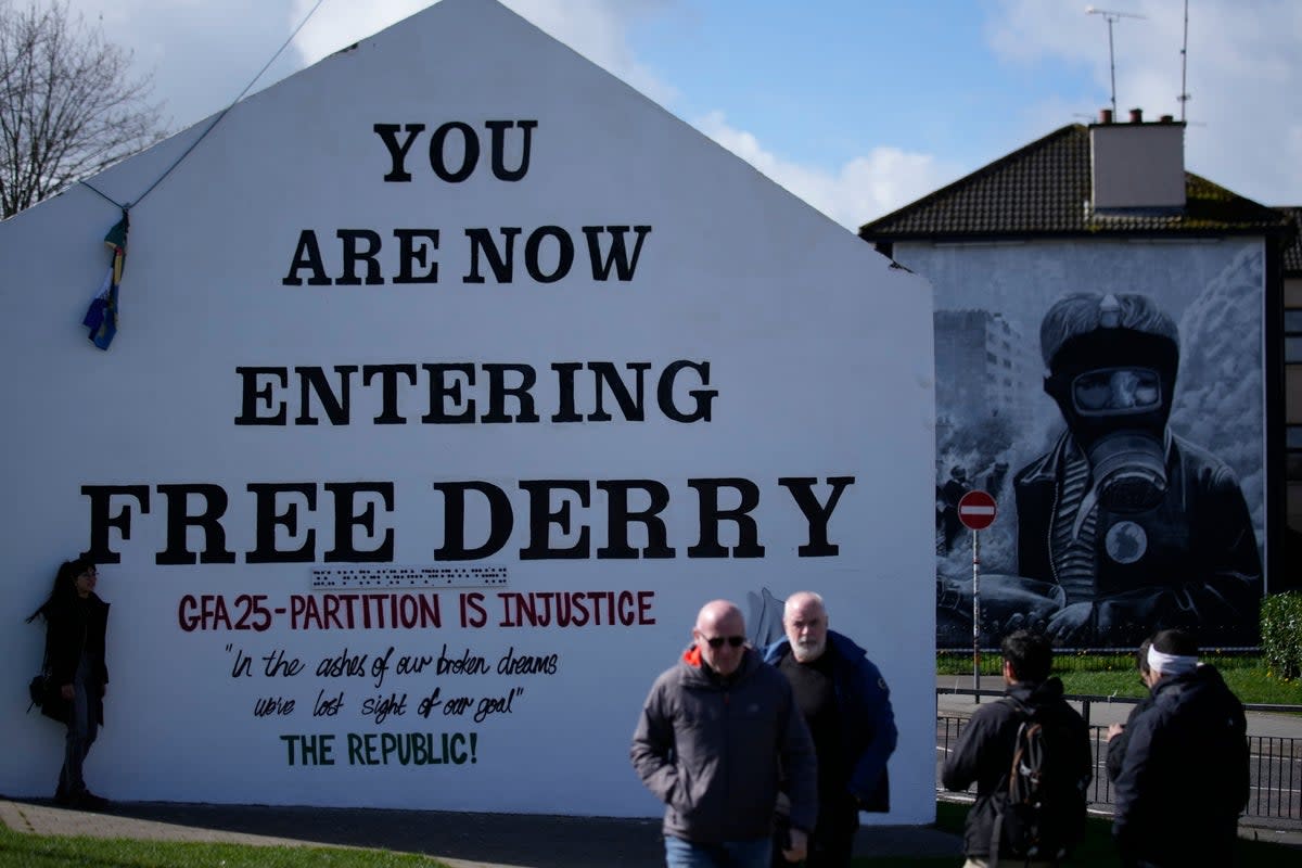 Northern Ireland is commemorating the 25th anniversary of the Good Friday Agreement (AP)