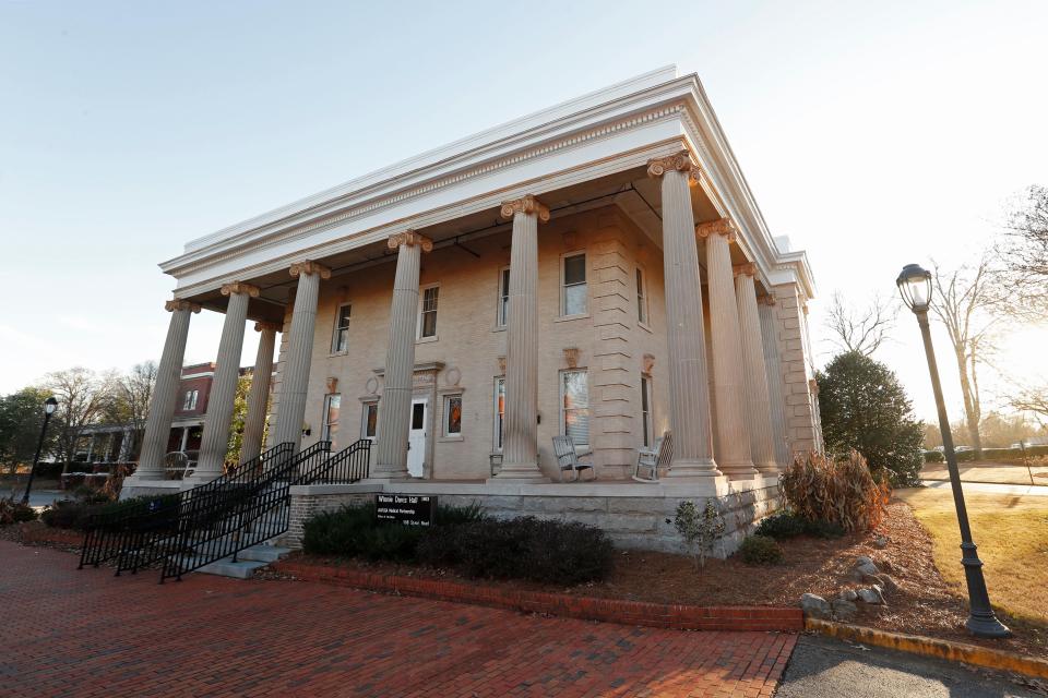 The Winnie Davis Hall AU/UGA Medical Partnership building on the University of Georgia Health Sciences Campus in Athens, Ga., on Thursday, Jan. 11, 2024.