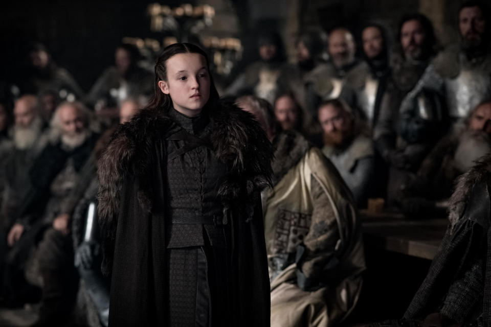 Bella Ramsey as Lyanna Mormont in "Game of Thrones"