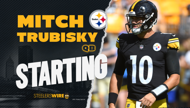 Mitch Trubisky named Steelers starting QB