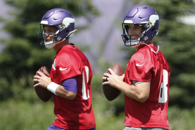 Kirk Cousins leading Vikings his way, from Jersey Day at practice