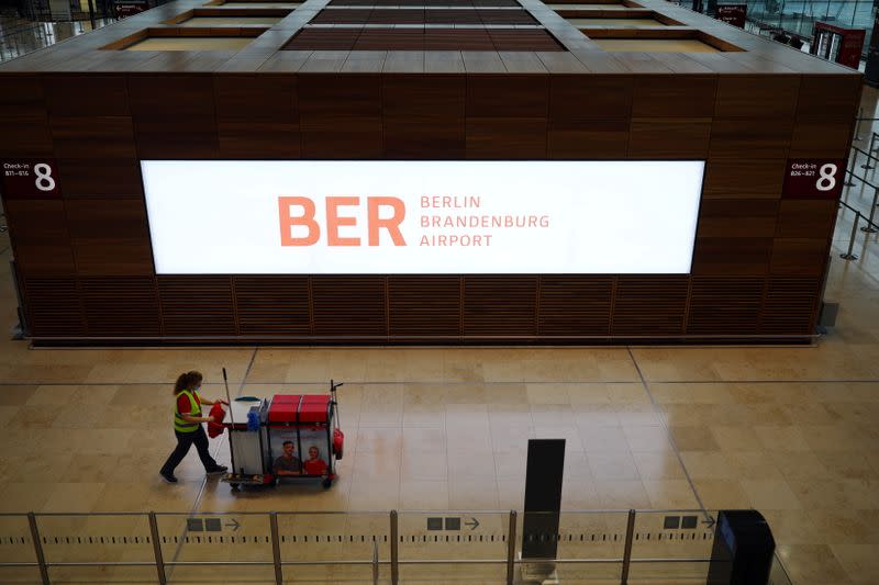 General view of the new Berlin-Brandenburg Airport in Schoenefeld