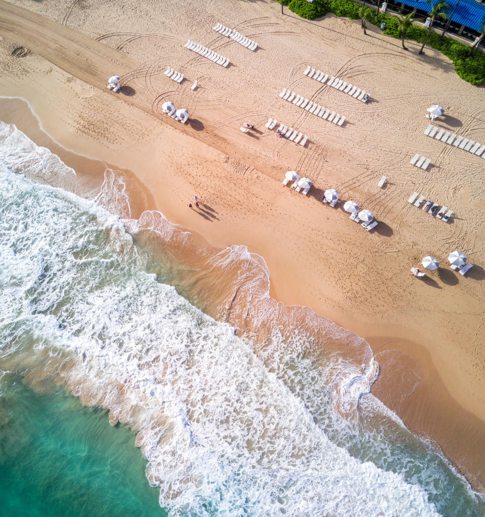 A beautiful beach.