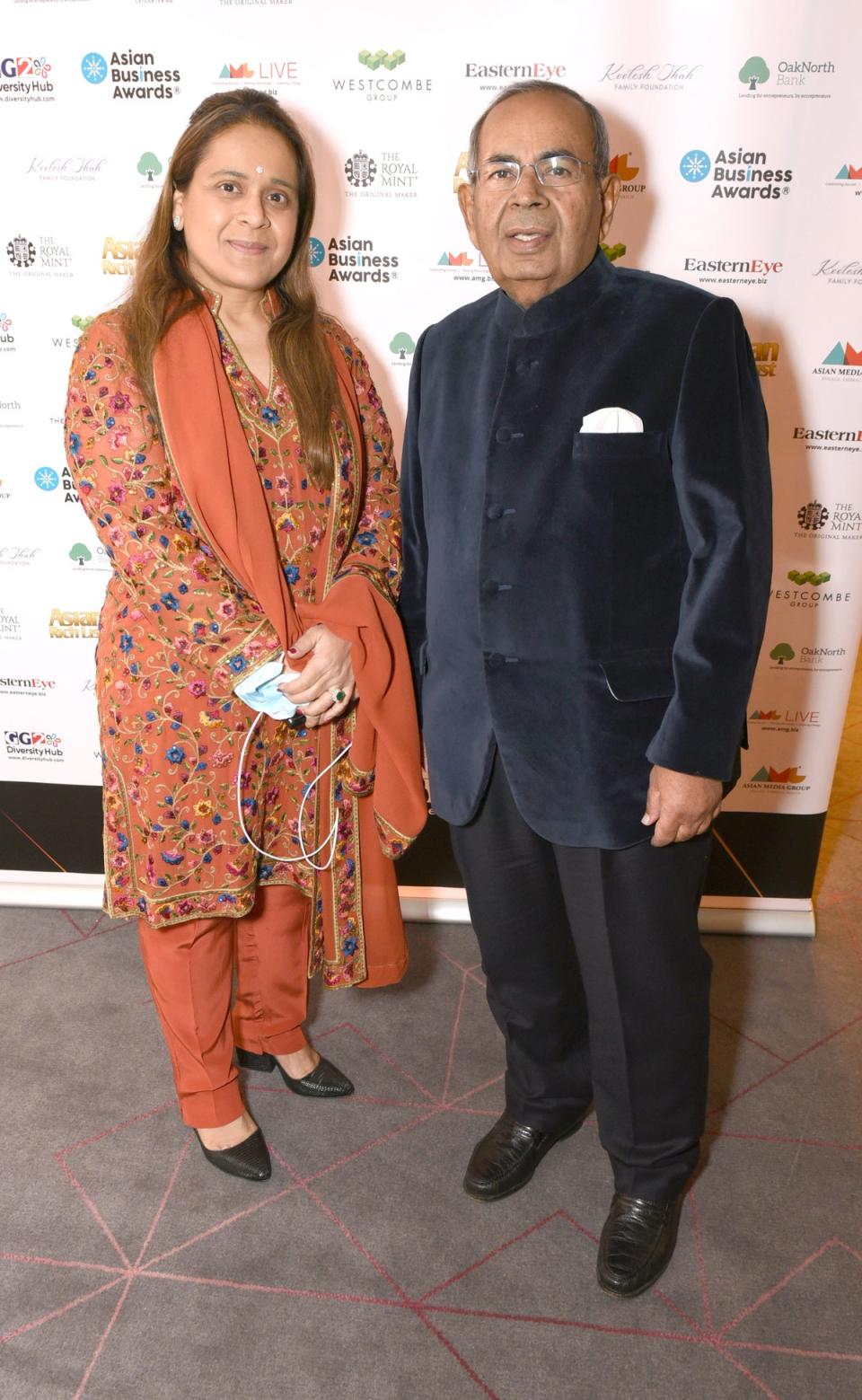 Gopichand Hinduja and his daughter Rita Chhabria (Alpha Press)