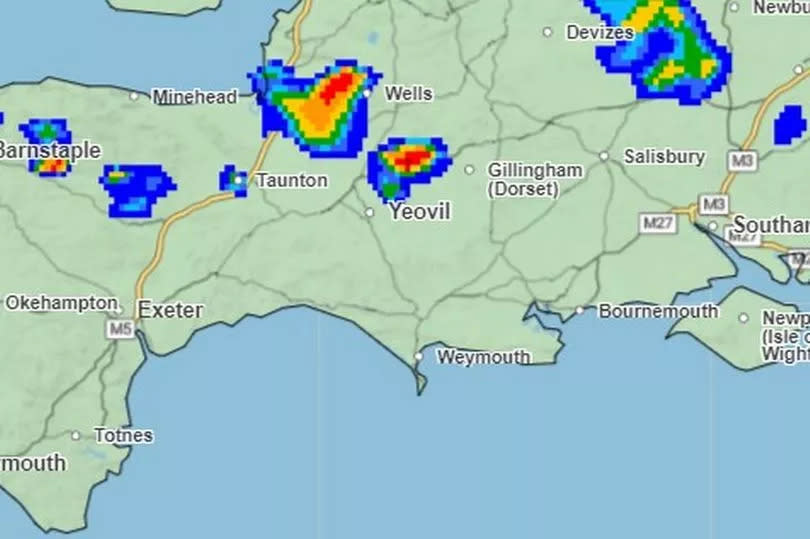 Met Office weather map