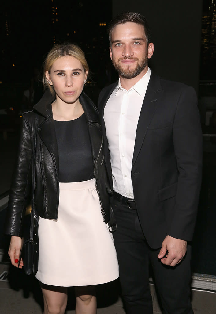 Zosia Mamet and Evan Jonigkeit, Oct. 1