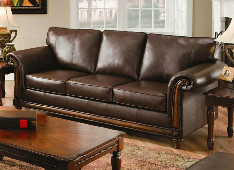 <body> <p>When it comes to investment pieces, many prefer to stick to a classic style and shape. A neutral design keeps furniture from looking dated and helps it blend seamlessly with your space, even as your decor style evolves. Simmons' bonded leather sofa's clean lines and wood accents give it a timeless look, plus it's sturdy enough for daily wear and tear but comfy enough for a Netflix marathon. Available at <a rel="nofollow noopener" href=" http://www.shareasale.com/r.cfm?u=1106682&b=65867&m=11035&afftrack=&urllink=www%2Ewayfair%2Ecom%2FSan%2DDiego%2DSofa%2DTHRE4538%2DTHRE4538%2Ehtml" target="_blank" data-ylk="slk:Wayfair;elm:context_link;itc:0;sec:content-canvas" class="link ">Wayfair</a>; $631.99.</p> <p><strong>Related: <a rel="nofollow noopener" href=" http://www.bobvila.com/slideshow/buy-or-diy-8-instant-seating-ideas-for-a-full-house-49002?#.V7YGmJMrKRs?bv=yahoo" target="_blank" data-ylk="slk:Buy or DIY: 8 Instant Seating Ideas for a Full House;elm:context_link;itc:0;sec:content-canvas" class="link ">Buy or DIY: 8 Instant Seating Ideas for a Full House</a> </strong> </p> </body>