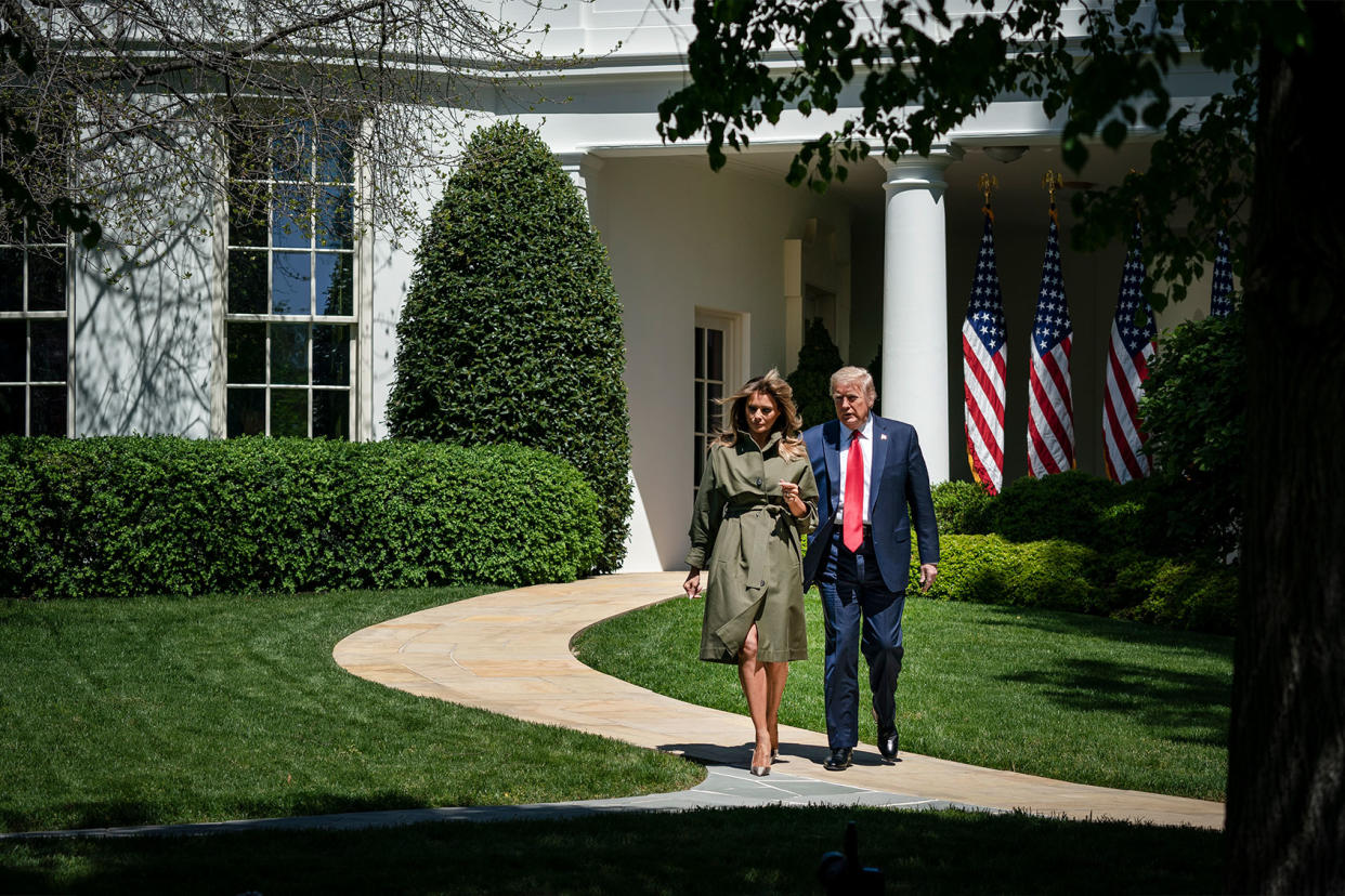 Donald Trump; Melania Trump Drew Angerer/Getty Images