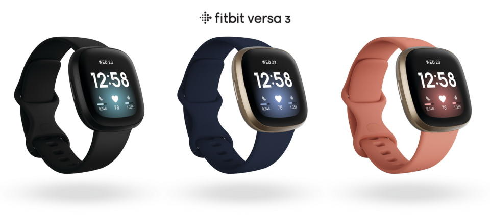 圖／強化旗下健身穿戴系列，Fitbit 推全新智慧手錶 Versa 3、智慧手環 Inspire 2 。（Fitbit）