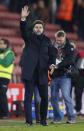 Britain Soccer Football - Southampton v Tottenham Hotspur - Premier League - St Mary's Stadium - 28/12/16 Tottenham manager Mauricio Pochettino celebrates after the match Action Images via Reuters / Matthew Childs Livepic