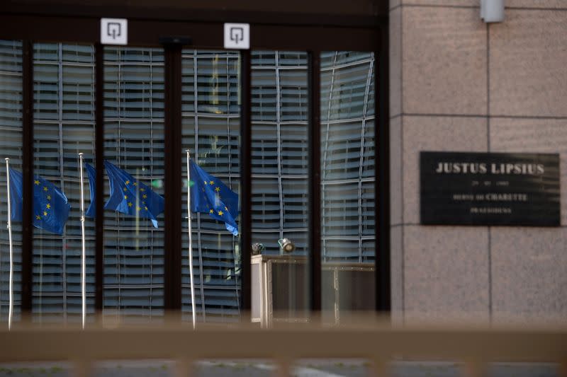 Outside view of the European Commission headquarters in Brussels