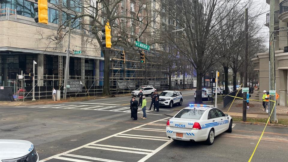 Three people died in an industrial accident in Dilworth Monday morning, paramedics confirmed. It happened around 9 a.m. at a construction site on East Morehead Street, near Euclid Avenue, Charlotte Fire said.