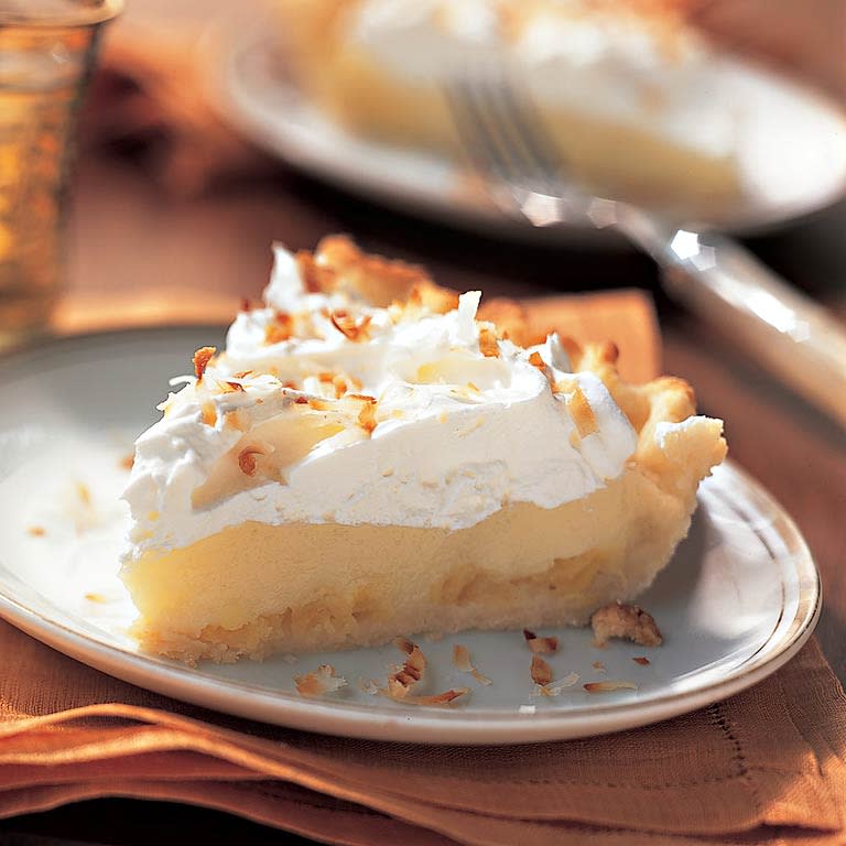 Coconut Cream Pie with Pineapple