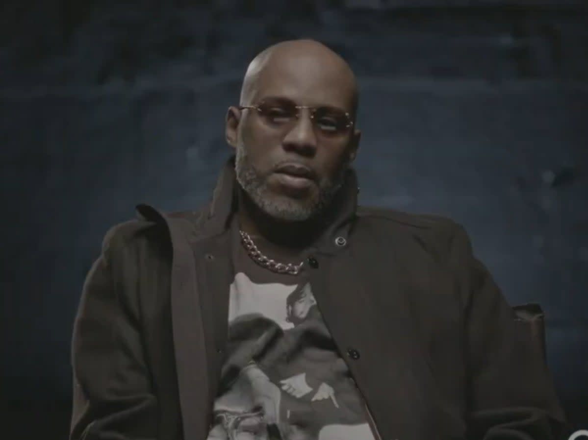 The late rapper DMX, as seen in the two-hour interview special airing on TV One (TV One)